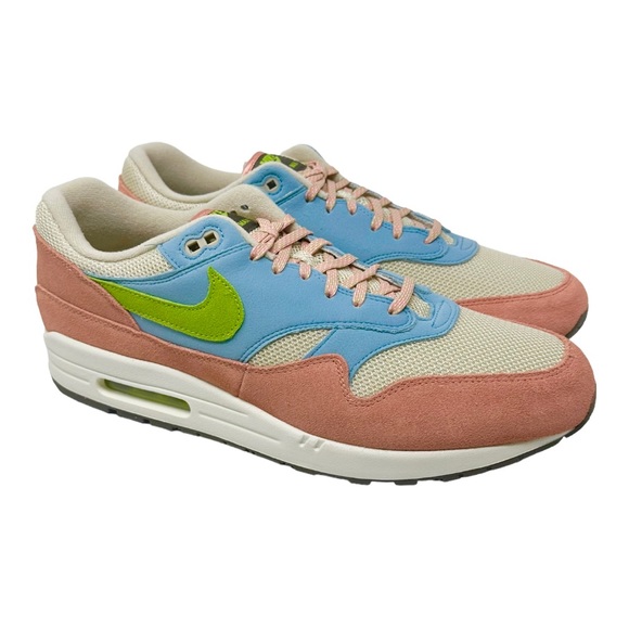 Nike Other - Nike Men’s Air Max 1 DV3196800 Light Madder Root/Vivid Green Size 15.